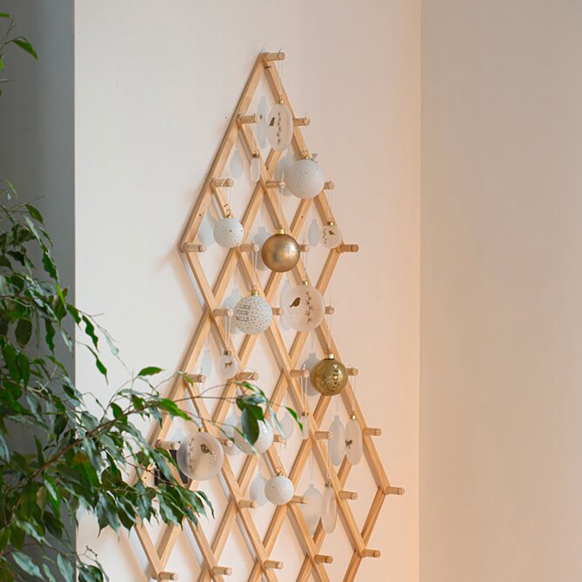 Pallina di Natale con vischio