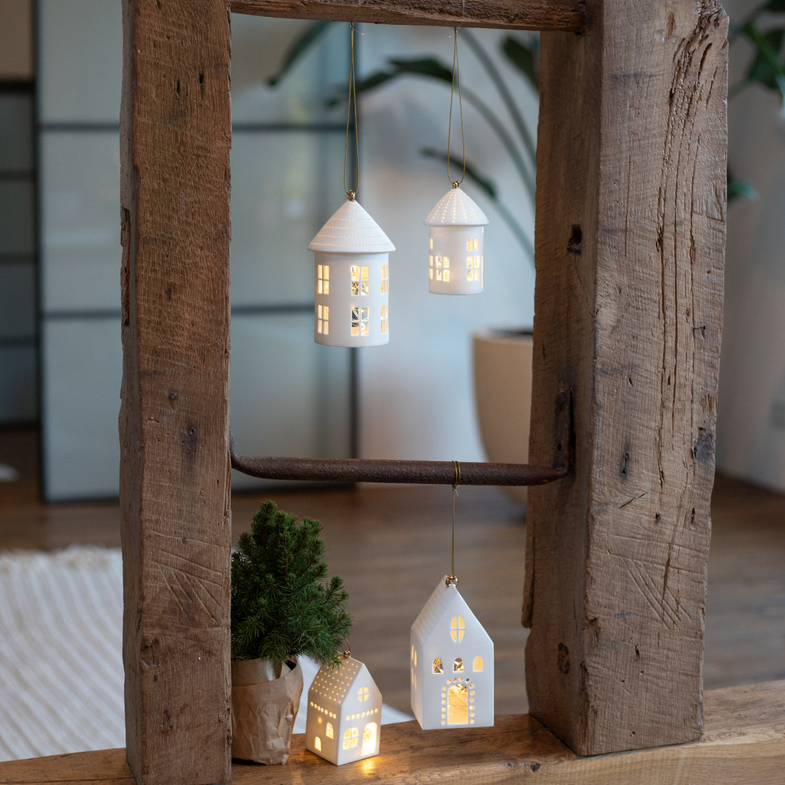 Casetta da appendere tonda