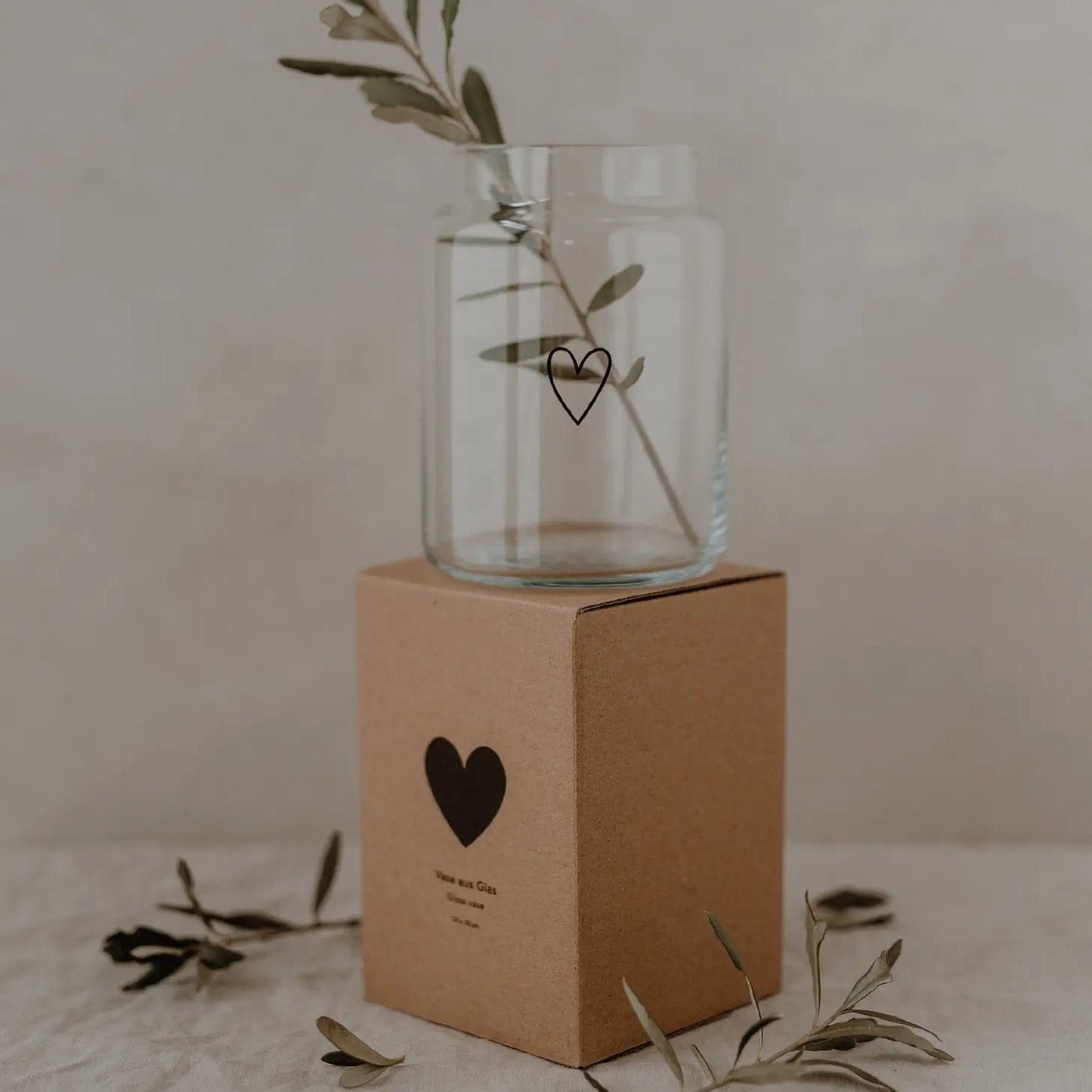 Vaso grande con cuore