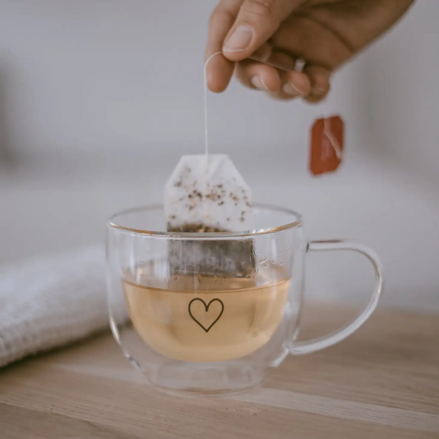 Tazza per tè o caffe con doppio fondo