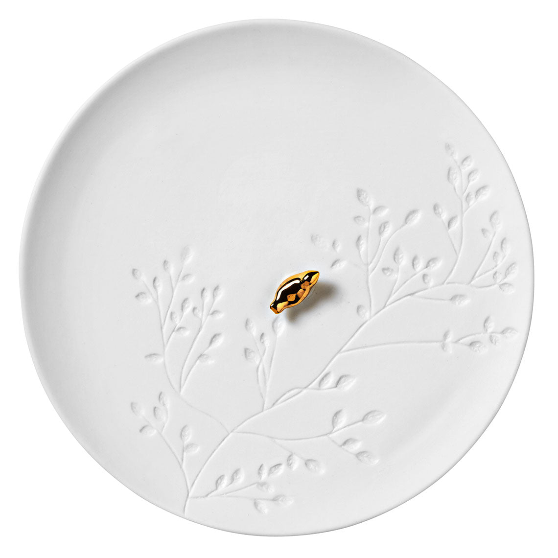 Piatto con uccellino