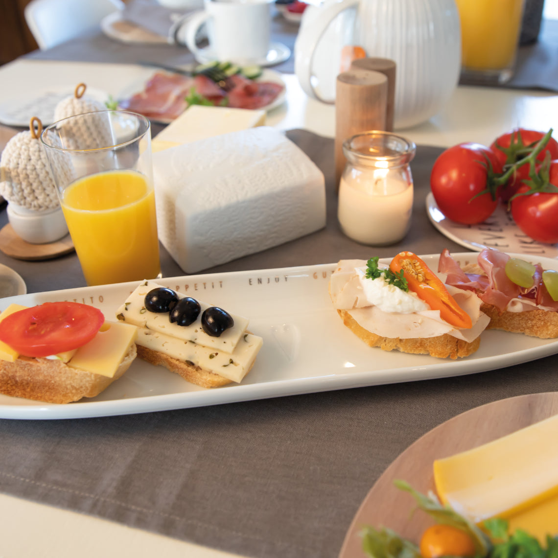 Piatto lungo da antipasto