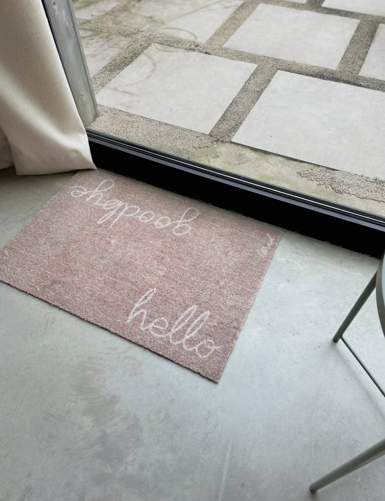 tappetino "hello - goodbye "