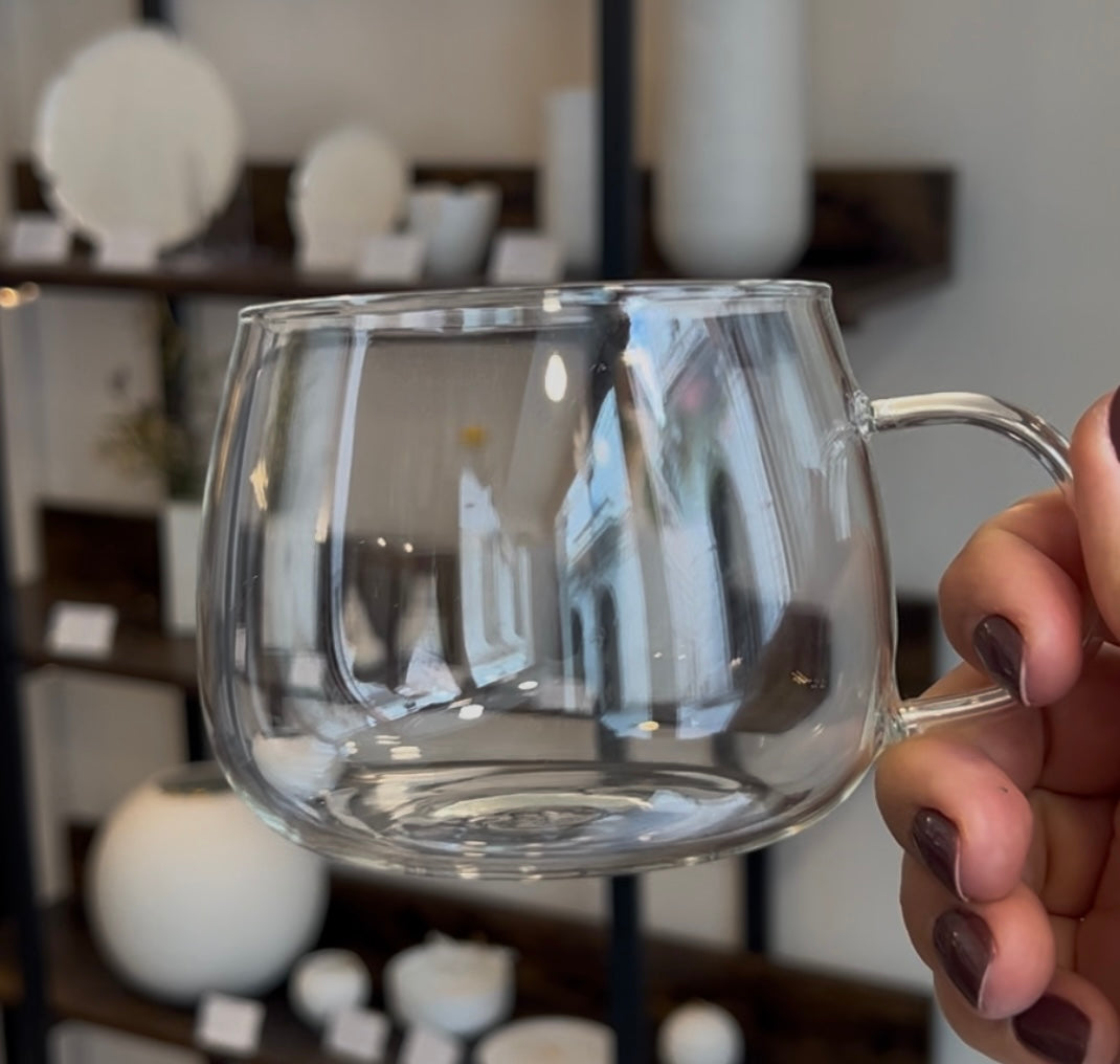 Tazza in vetro borosilicato