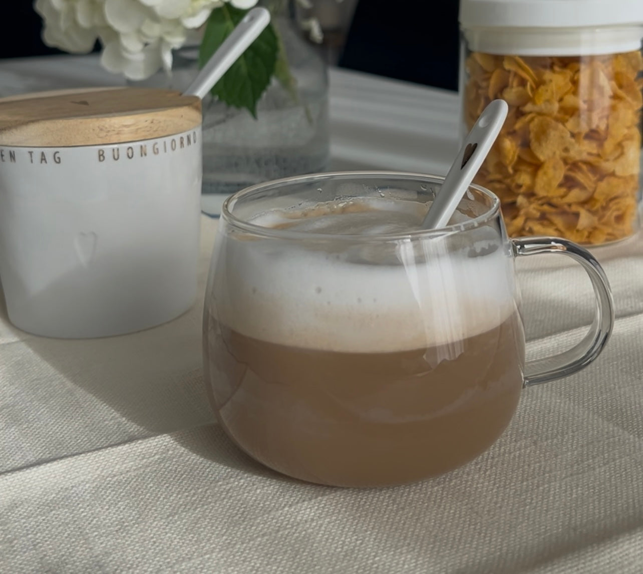 Tazza in vetro borosilicato