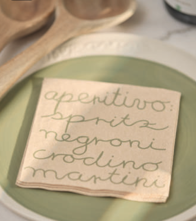 tovagliolini "aperitivo"