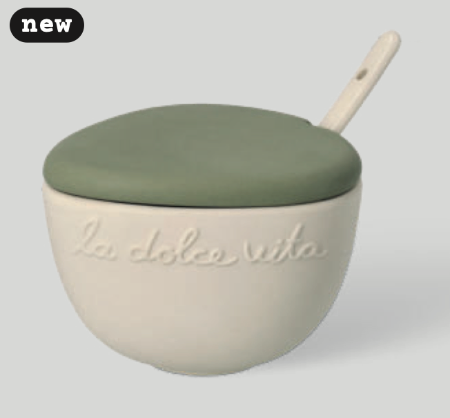 zuccheriera/formaggiera "la dolce vita"