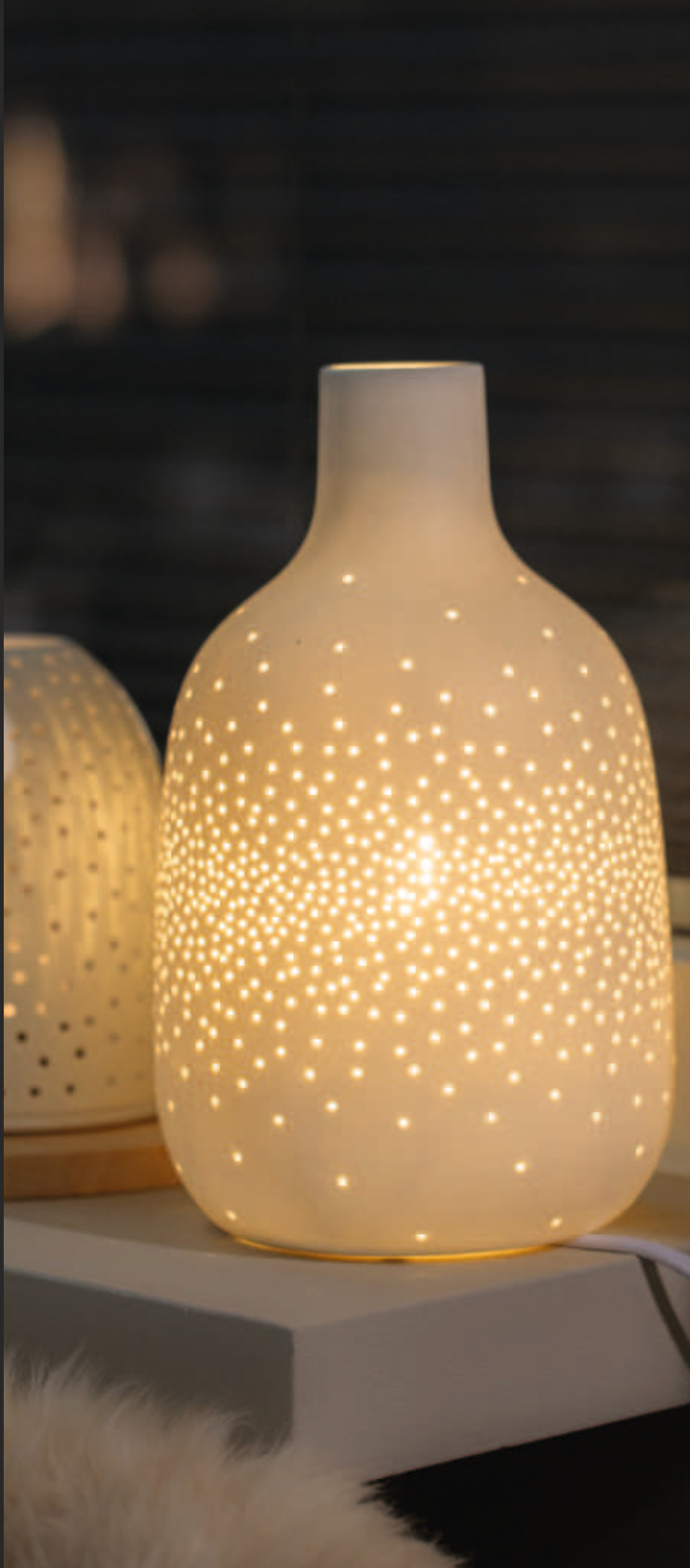 Lampada traforata