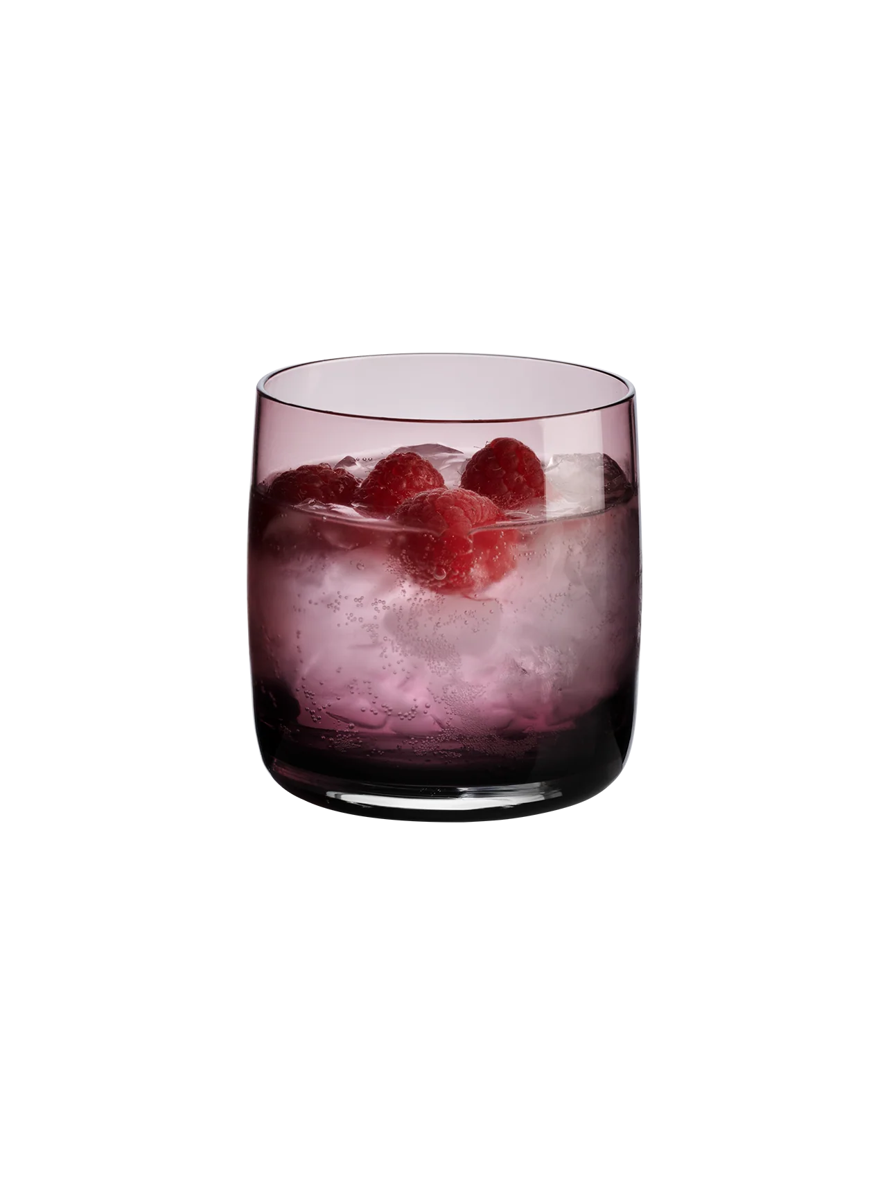 bicchiere in vetro soffiato "berry"