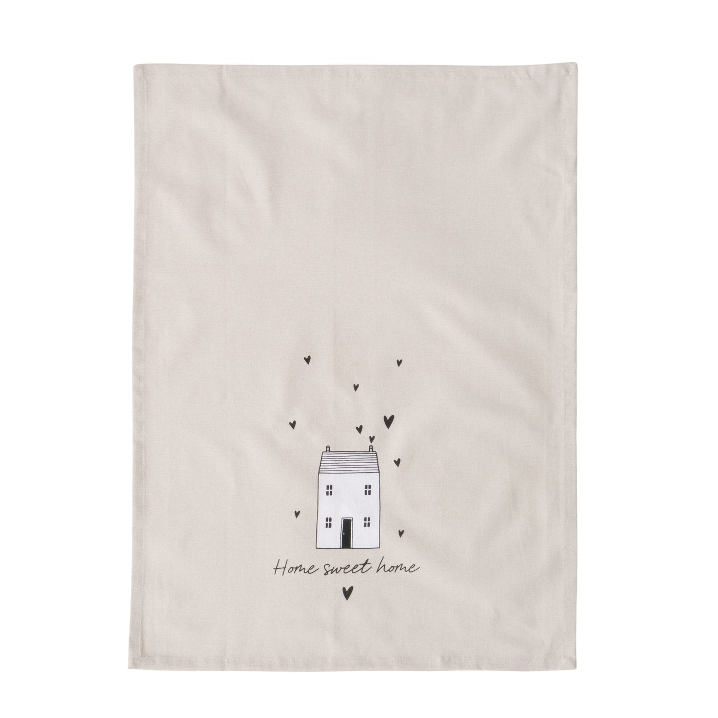 set 2 canovacci 100% cotone "Happiness is home"