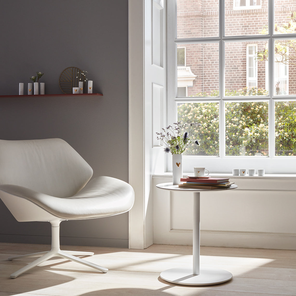 set 2 vasetti con cuoricino