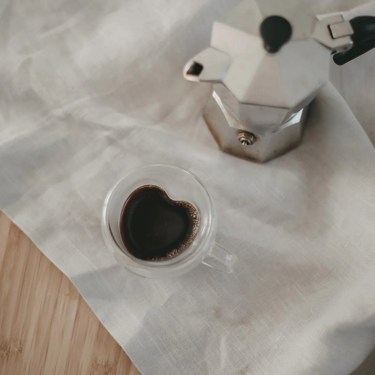 tazzina da caffè in vetro