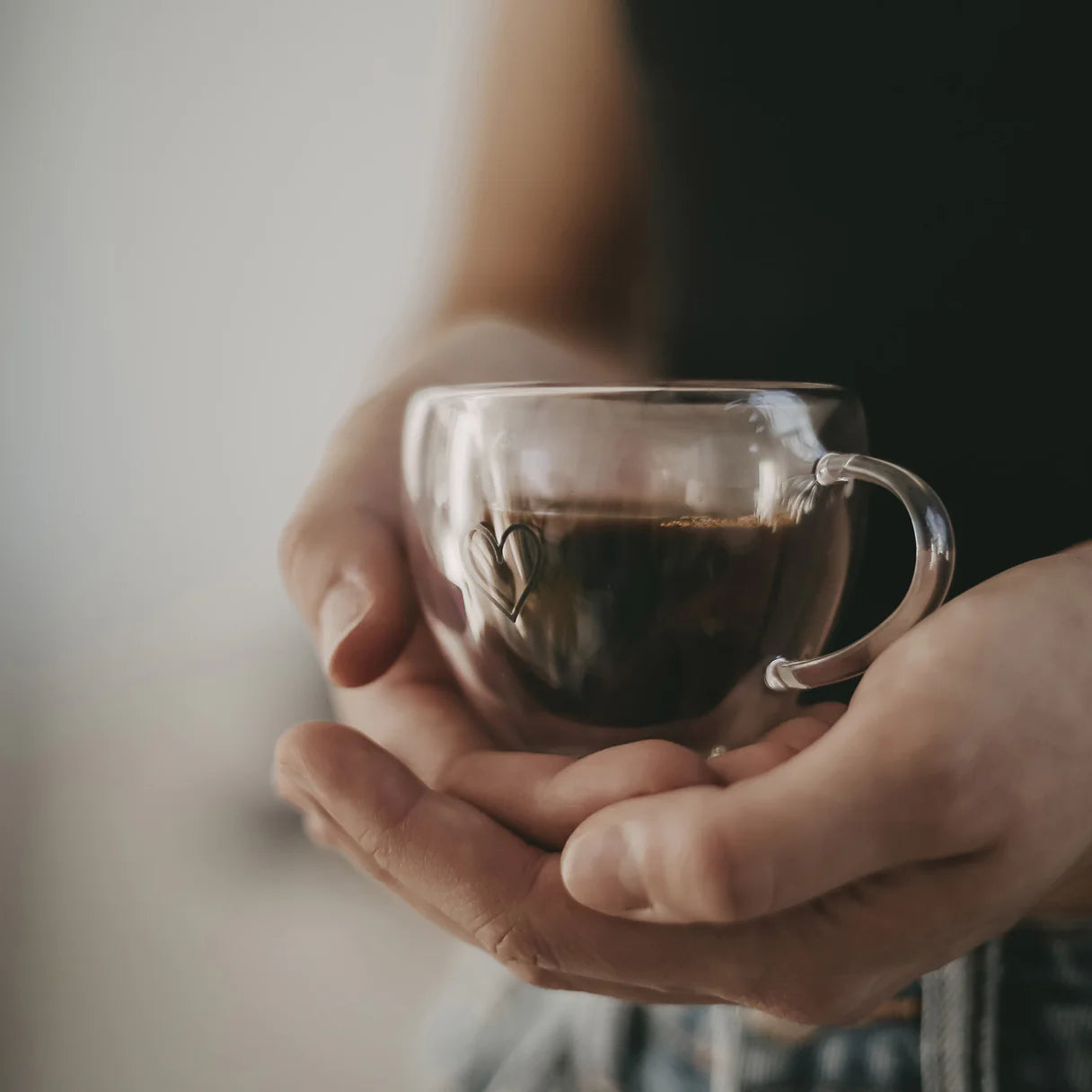 tazzina da caffè in vetro