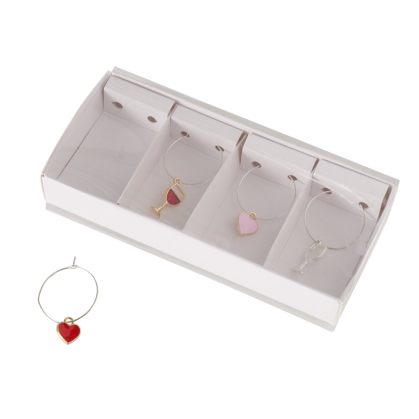 set 4 segna bicchieri