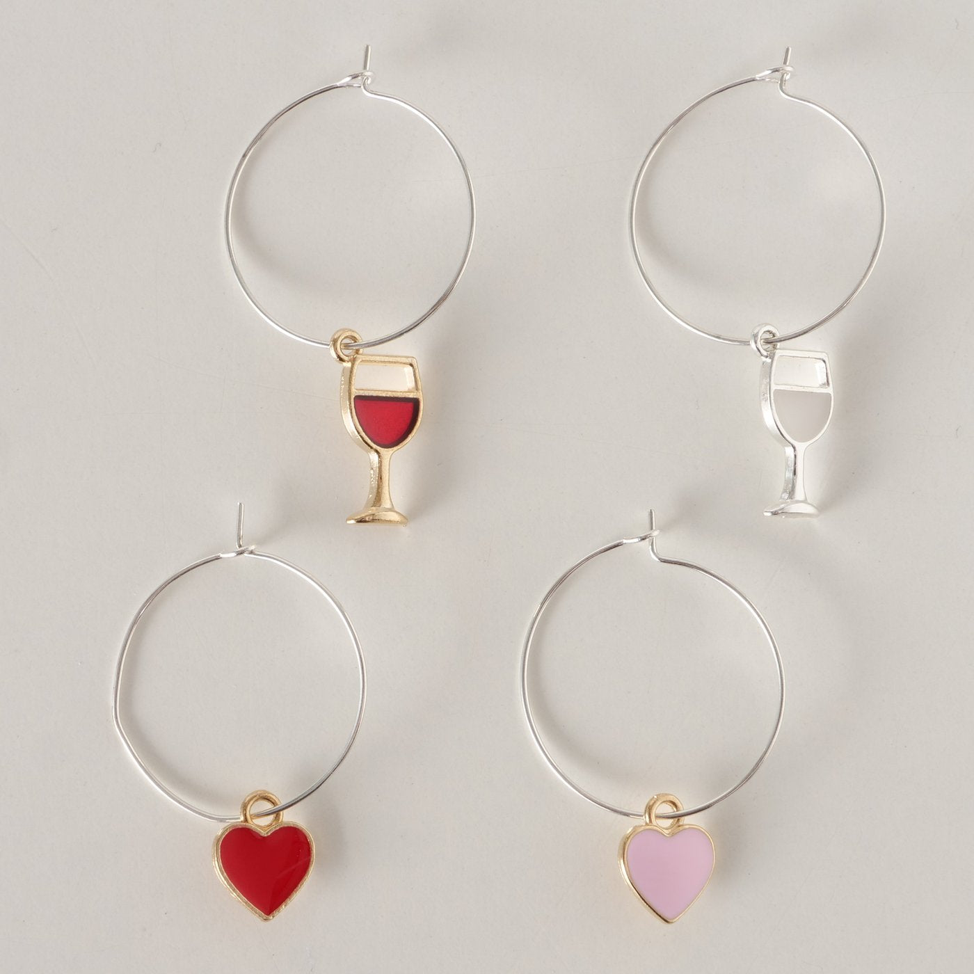set 4 segna bicchieri