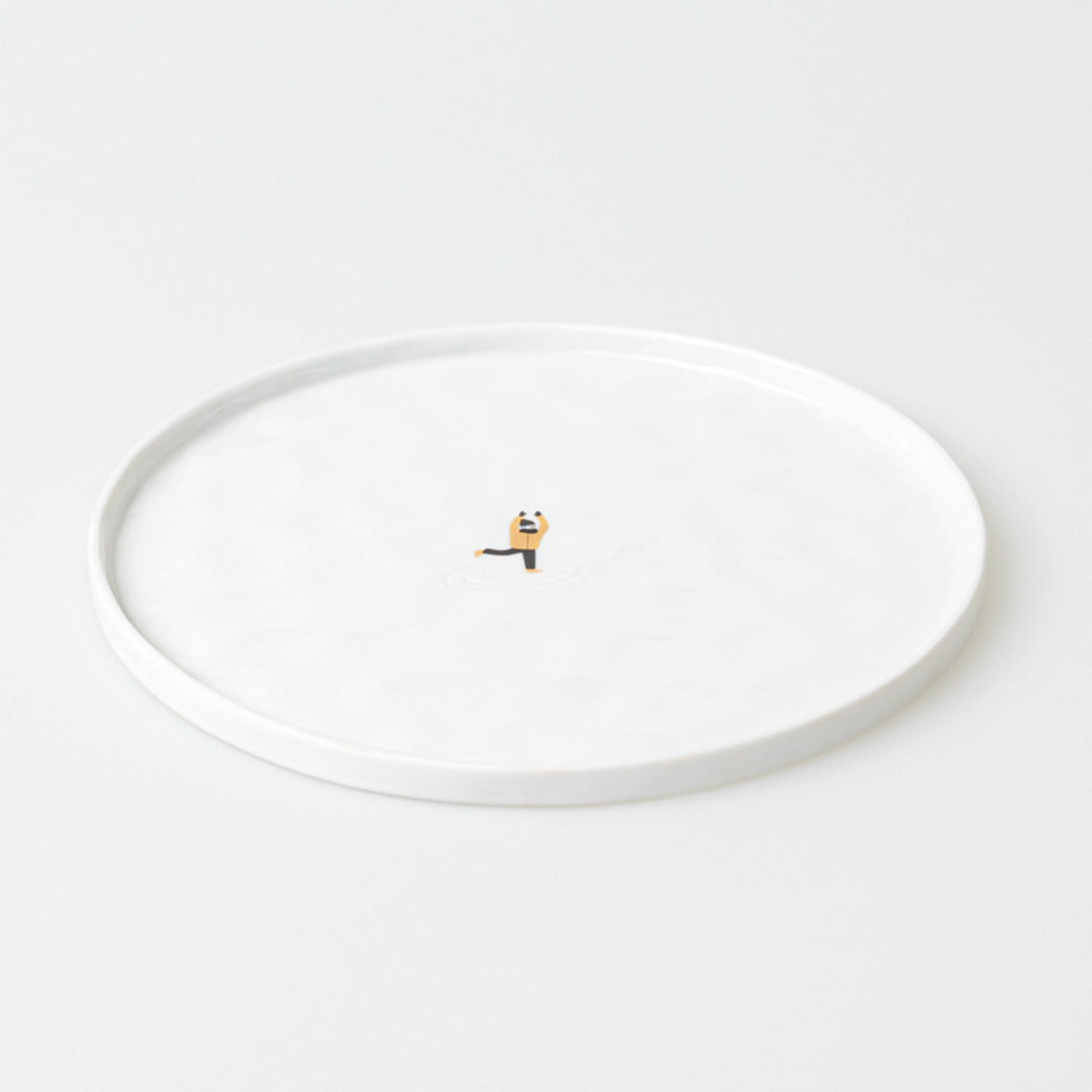 Piatto piano "pattinatore"