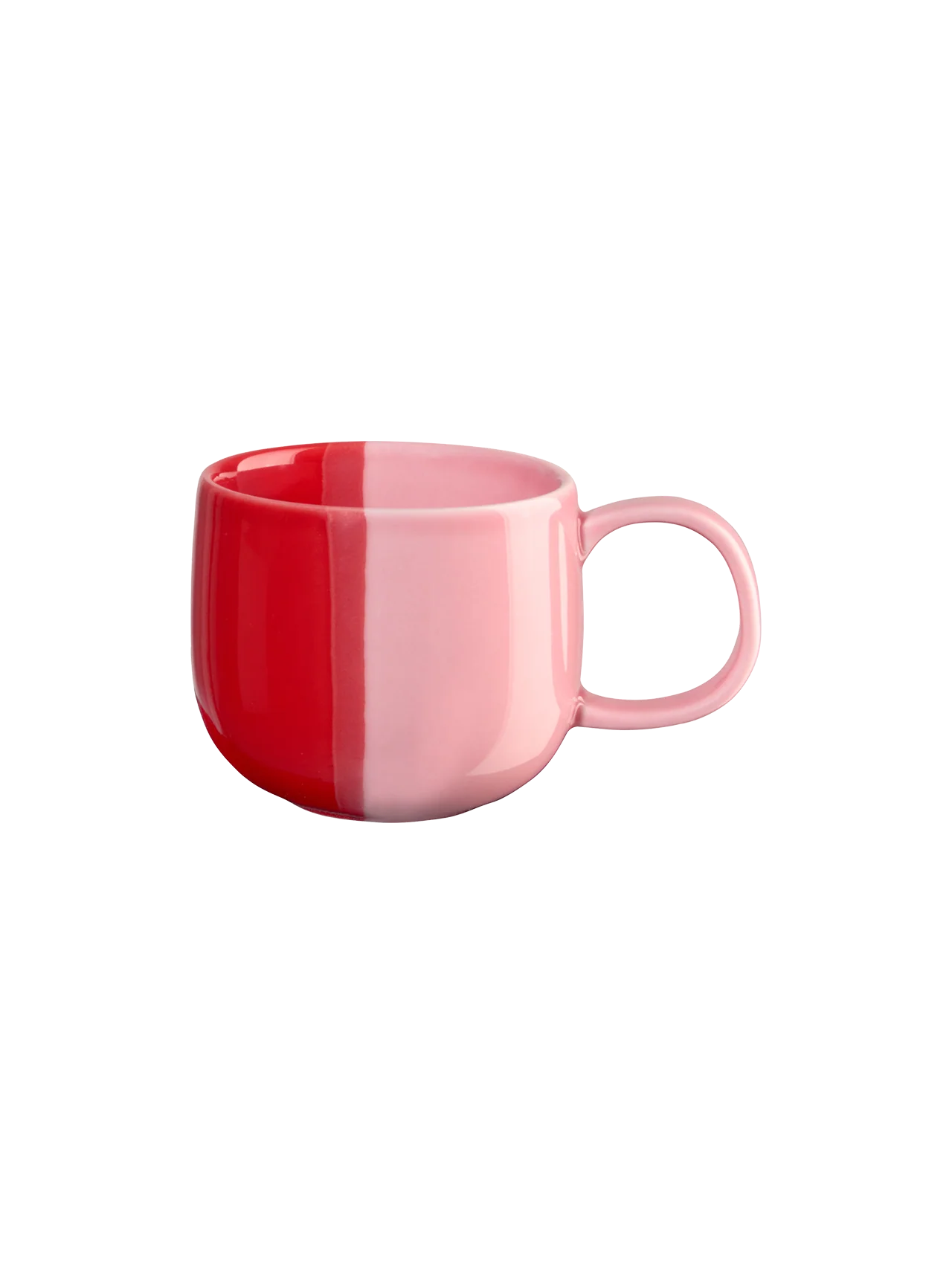 tazzina da caffè con piattino "Strwberry smoothie"