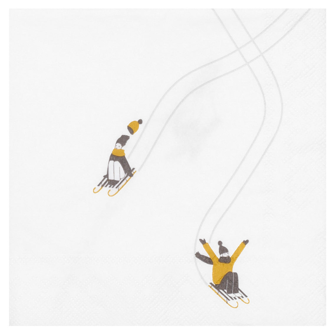 tovaglioli "slittino" da cocktail