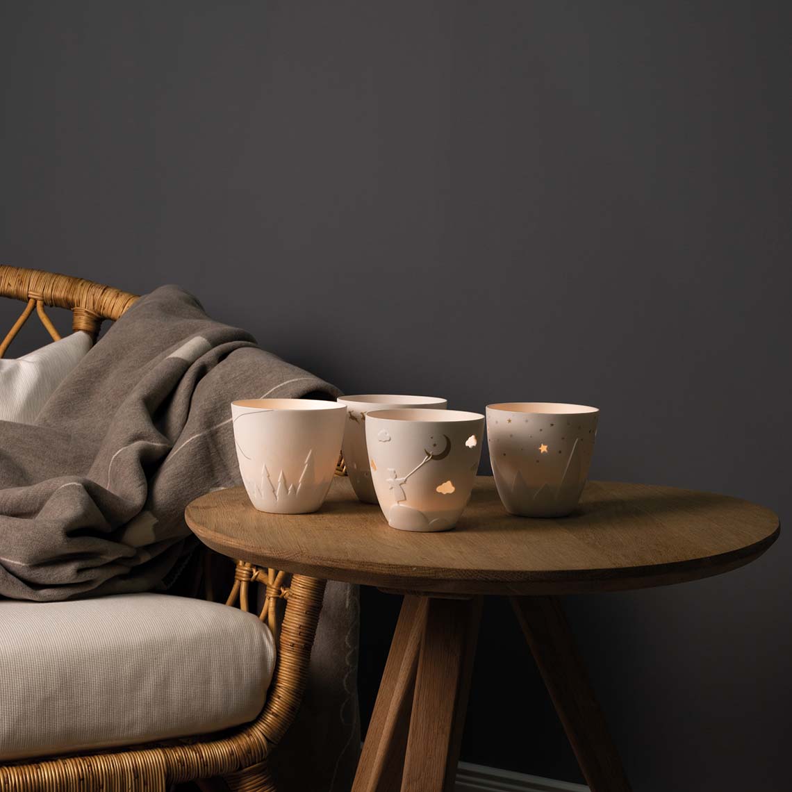 Porta candela “volpe”