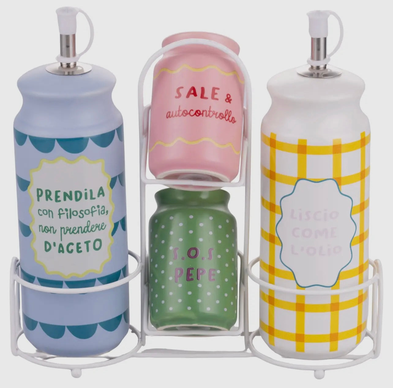 Set “olio aceto sale e pepe”