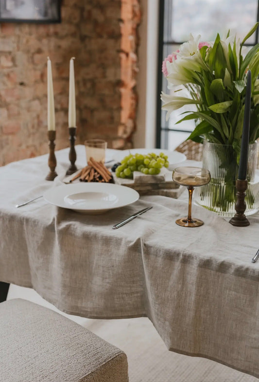 Tovaglia melange naturale