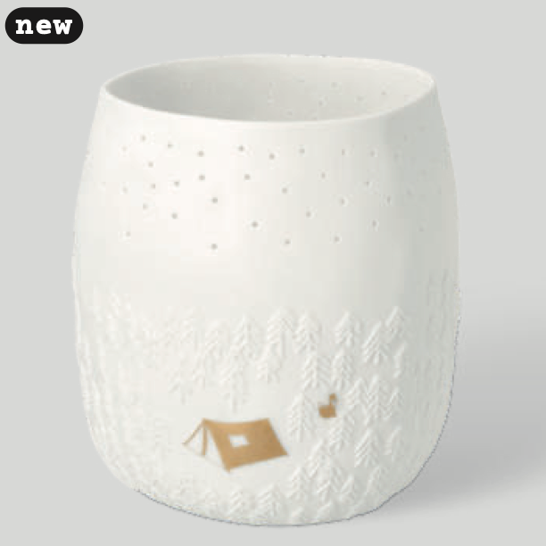 porta candela grande "notte di stelle"