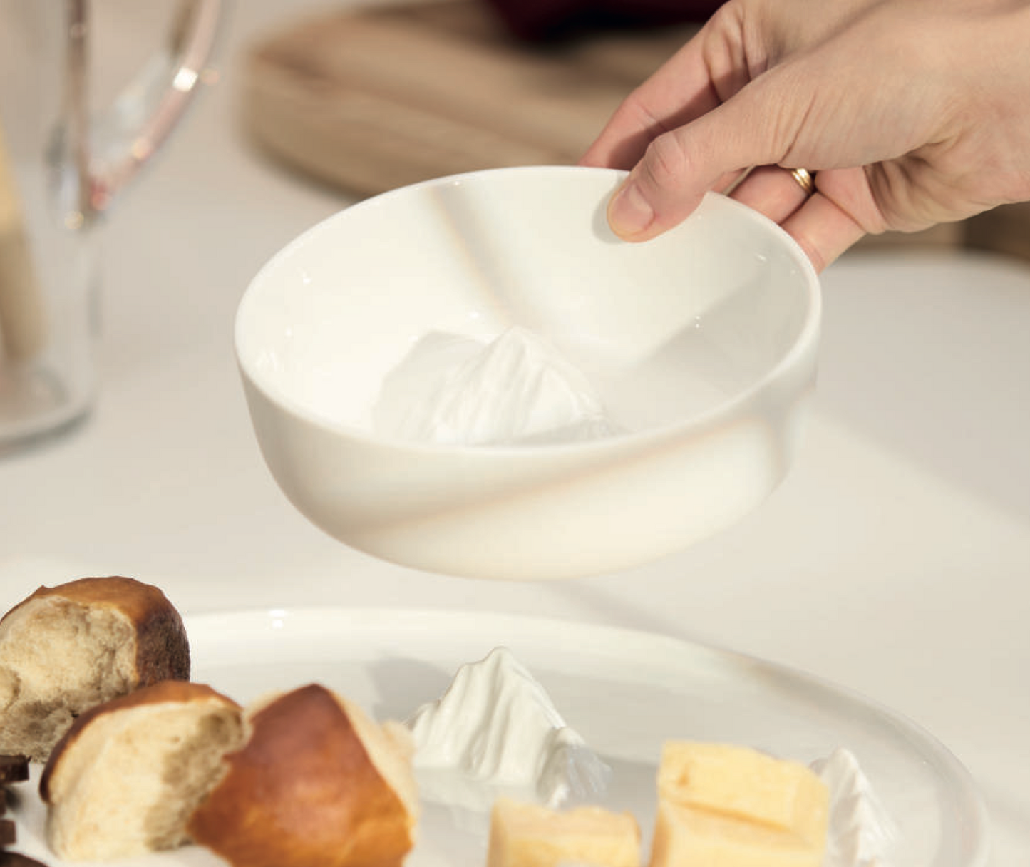 antipastiera con ciotola "montagna"