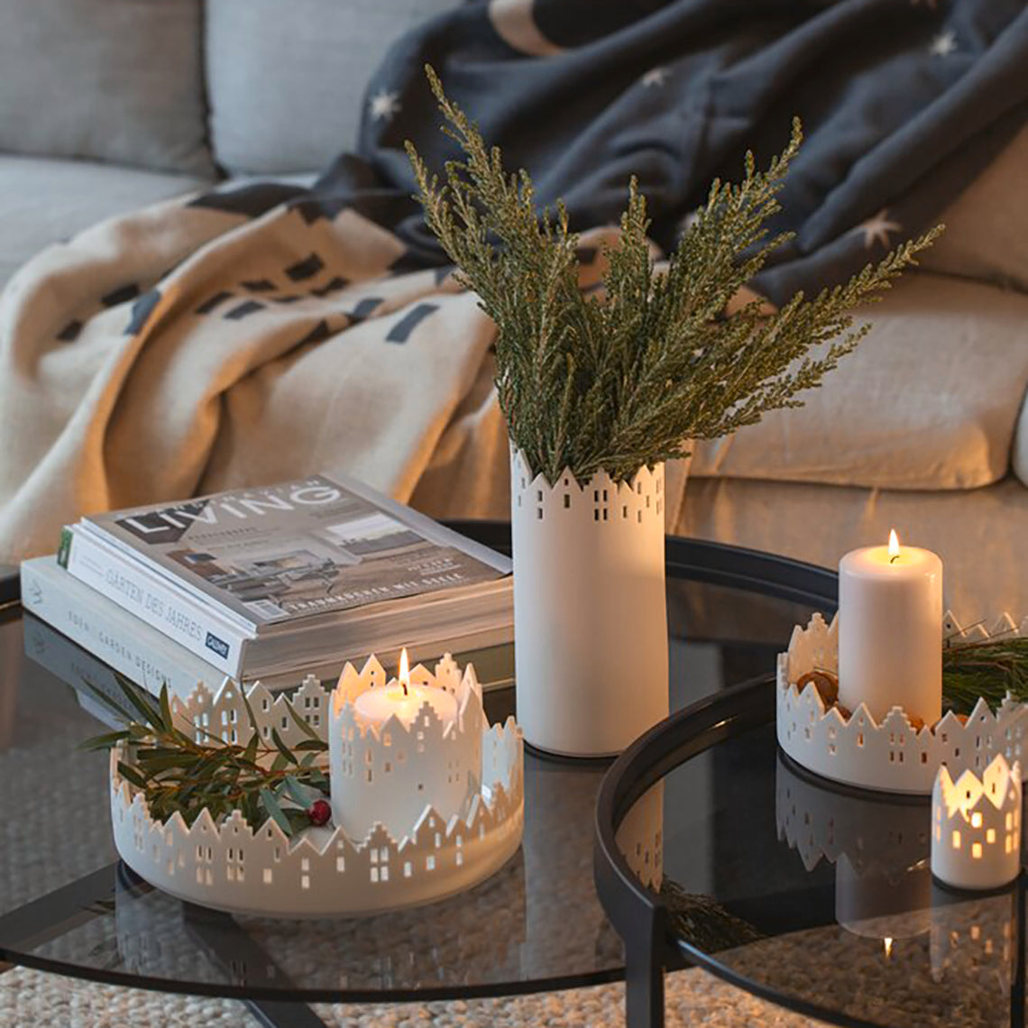 centrotavola "luci della città" XXL