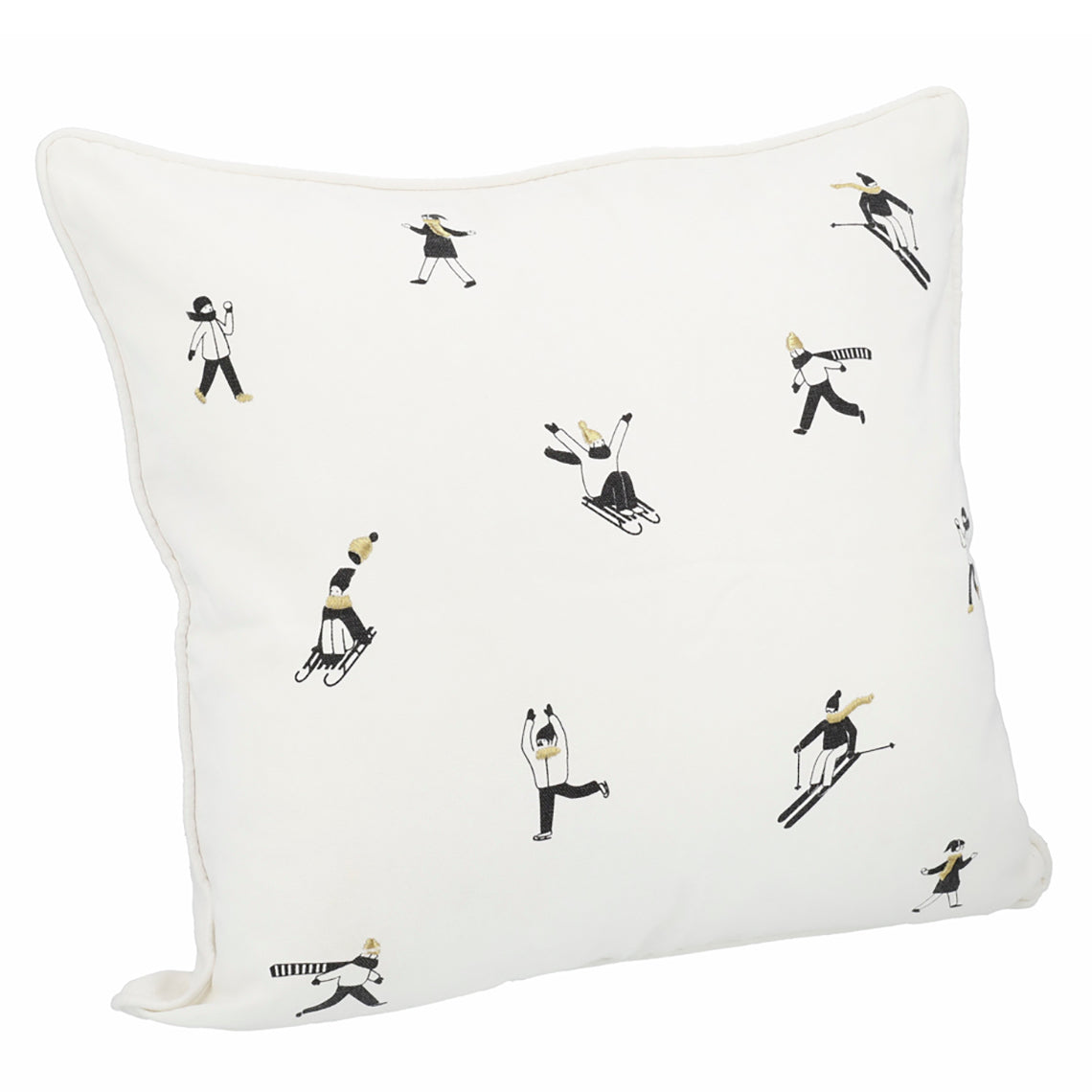Cuscino "giornata sulla neve"