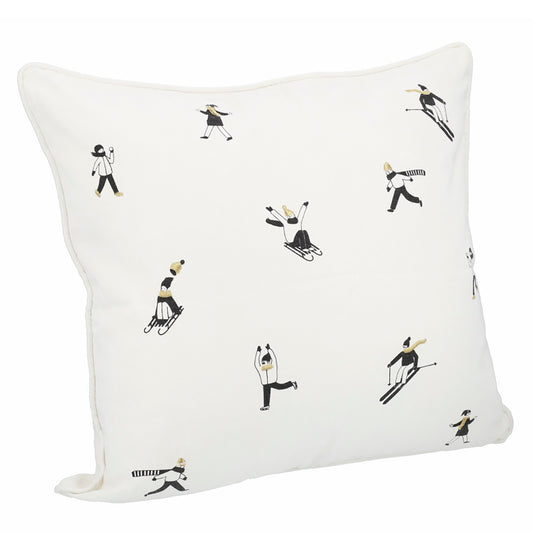 Cuscino "giornata sulla neve"