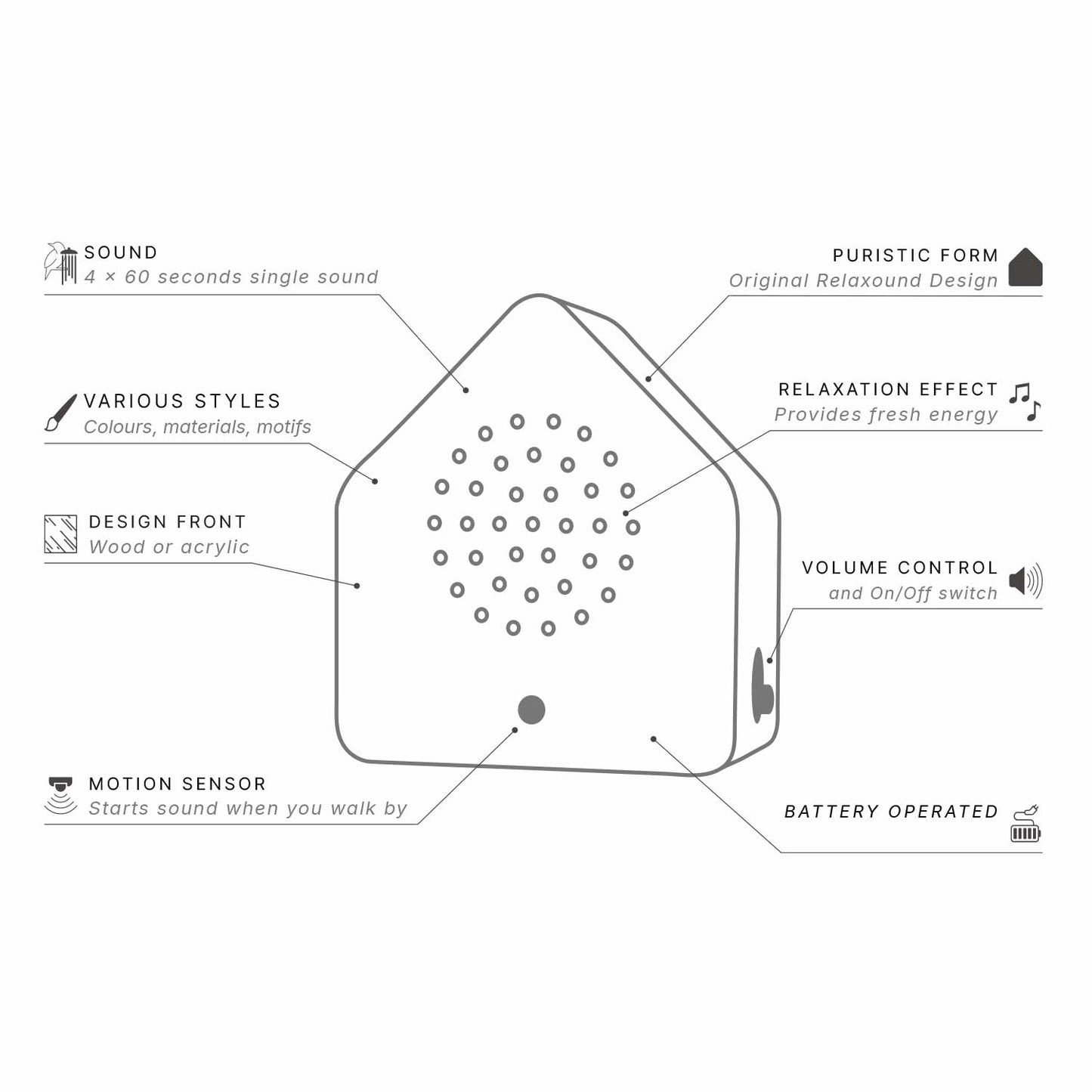 casetta sonora "Forest Rain"