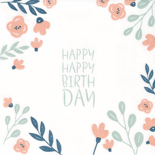 tovaglioli "happy birthday"