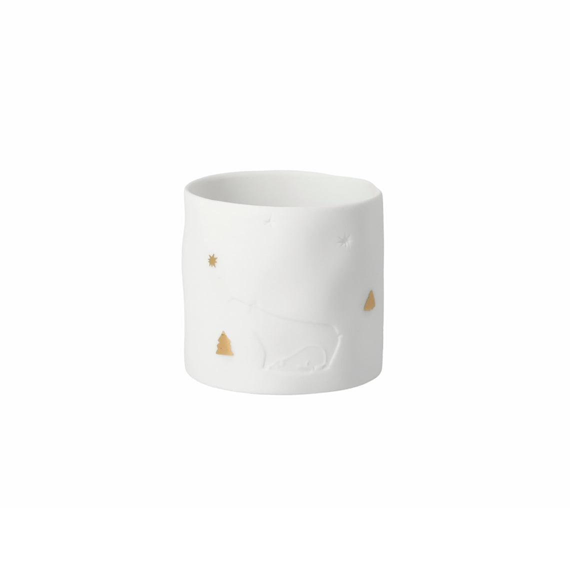 porta candela "orso polare"