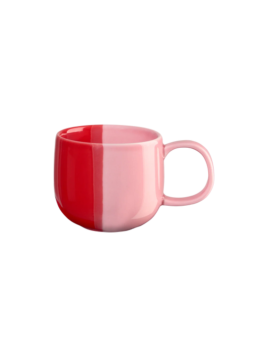 tazzina da caffè con piattino "Strwberry smoothie"
