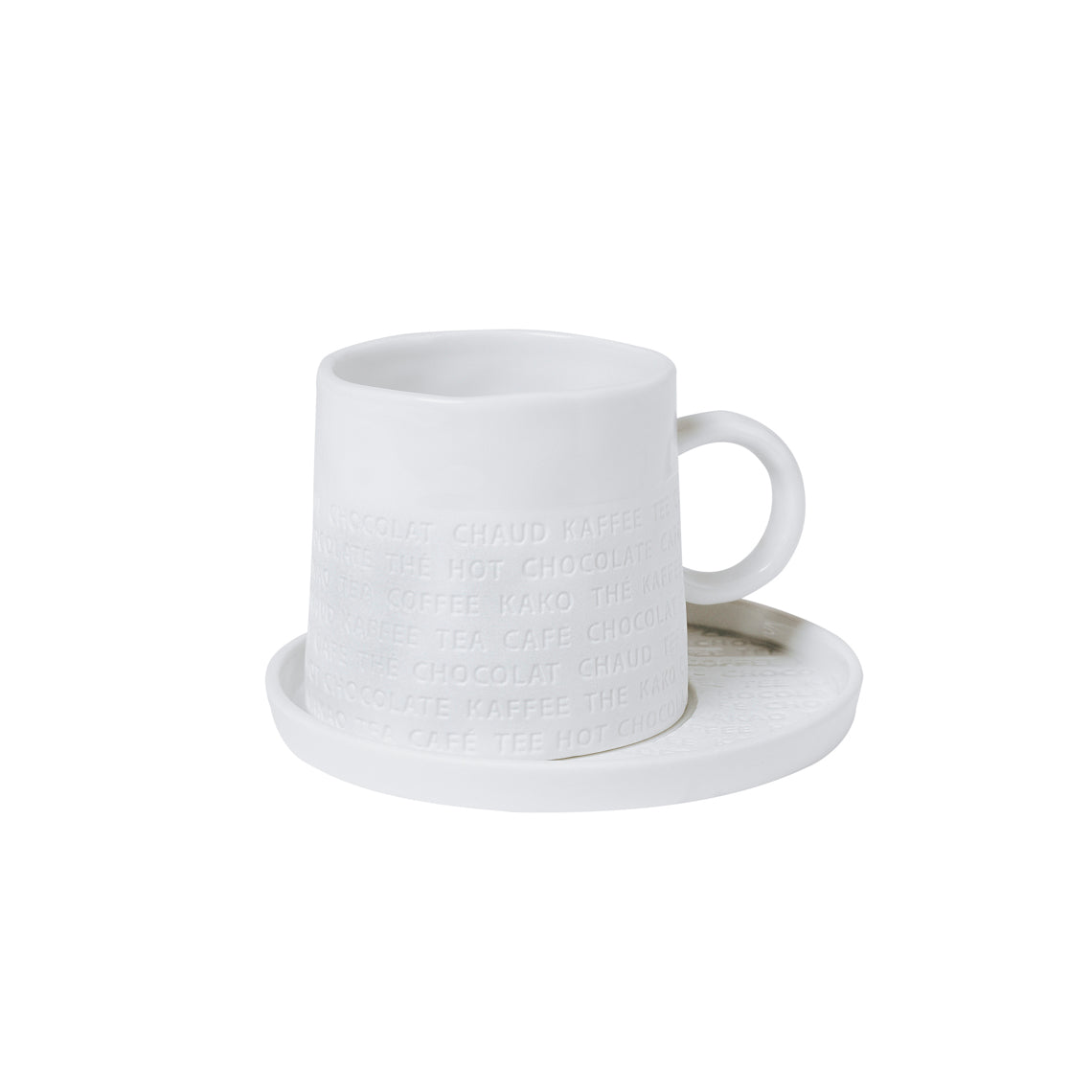 tazza da colazione con piatto